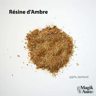 résine ambre, encens parfum terreux et balsamique, méditation kabbalistique