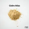cèdre atlas en poudre, encens purifiant